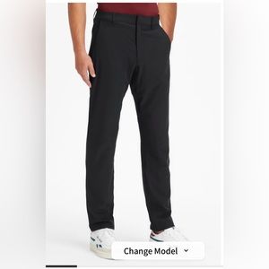 Fabletics The Only Pants Men’s Size XL 28” inseam Black